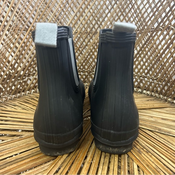 Hunter Chelsea Rain Boots Matte Black Short - Picture 3 of 6
